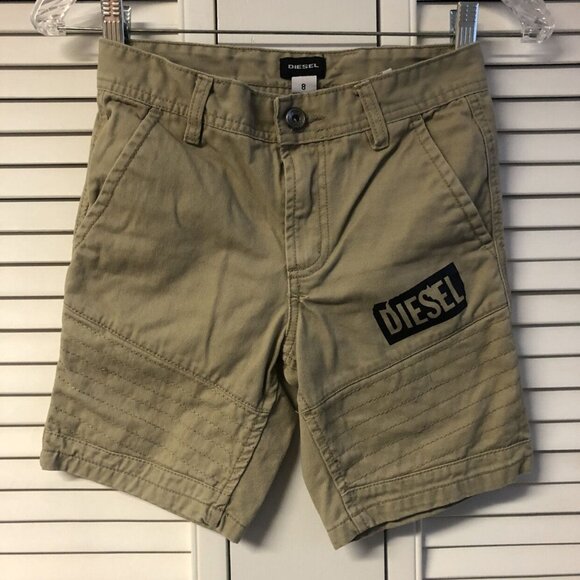 Diesel Size 8 Tan Khaki Shorts - Picture 1 of 5